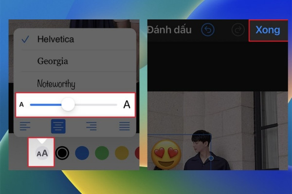 Chèn emoji vào ảnh trên iPhone