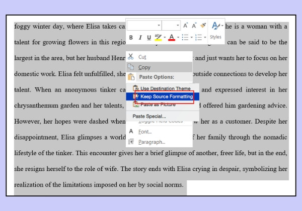 Cách copy trang Word không bị lỗi định dạng