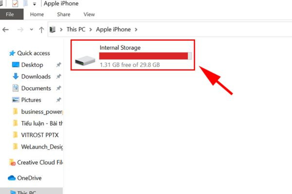 Copy ảnh từ iPhone sang máy tính thông qua File Explorer B3