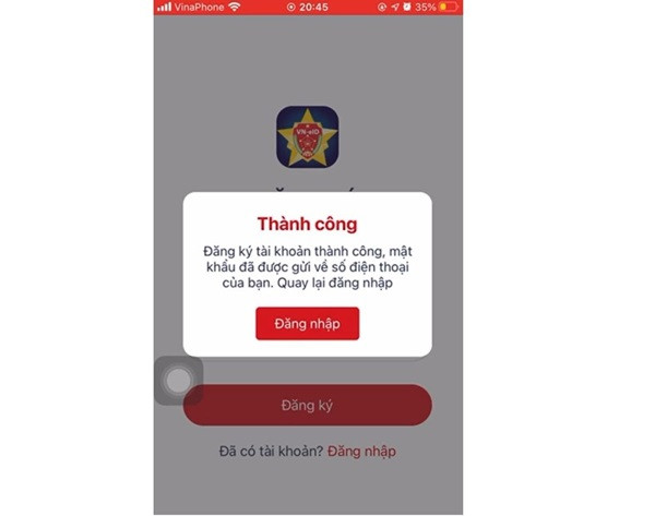 Đăng ký tài khoản VNeID