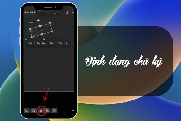Điều chỉnh chữ ký trong Word&nbsp;B6