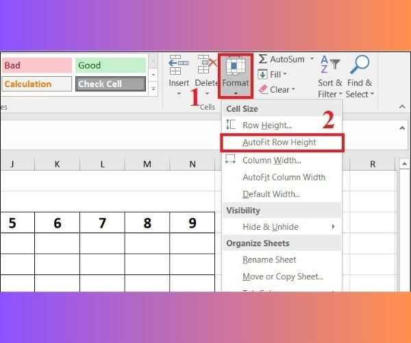 Cách điều chỉnh chiều cao của dòng trong Excel Cách điều chỉnh chiều cao của dòng trong Excel