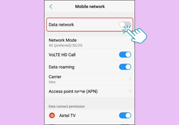 Bật tắt nhanh 3G cho Android