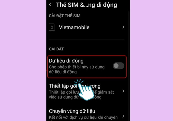 Bật tắt nhanh 3G cho Android
