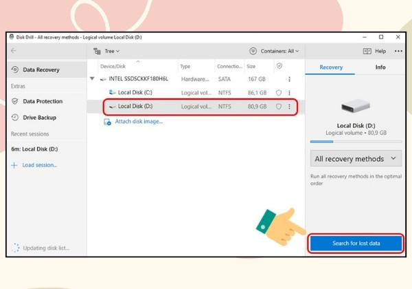 Cách lấy lại file khi bấm Shift Delete
