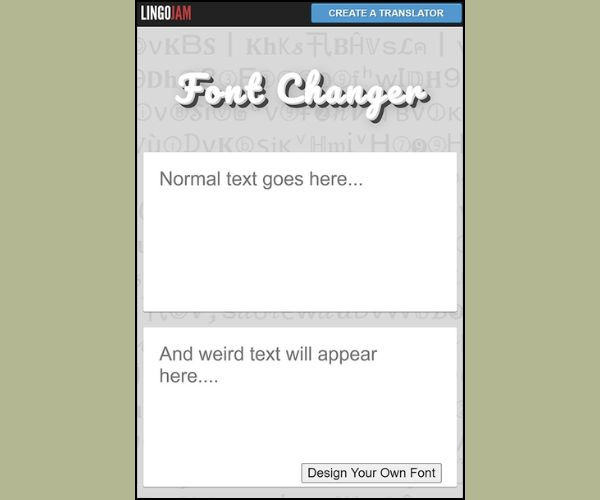 Font Changer bước 1