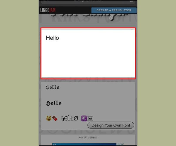Font Changer bước 3