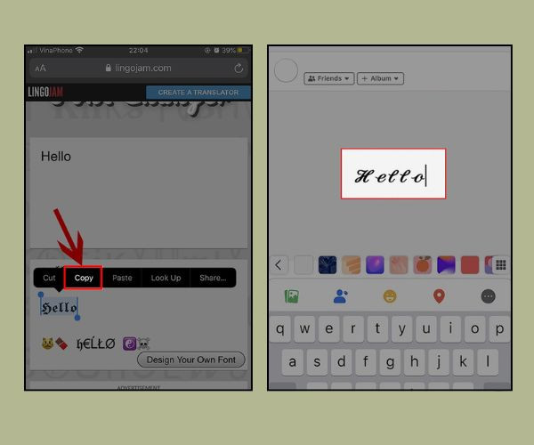 Font Changer bước 4