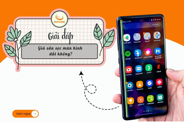 Bị sọc màn hình có ép kính được không