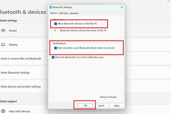Hướng dẫn bật Bluetooth trên máy tính Windows và iPhone B4 Hướng dẫn bật Bluetooth trên máy tính Windows và iPhone B4