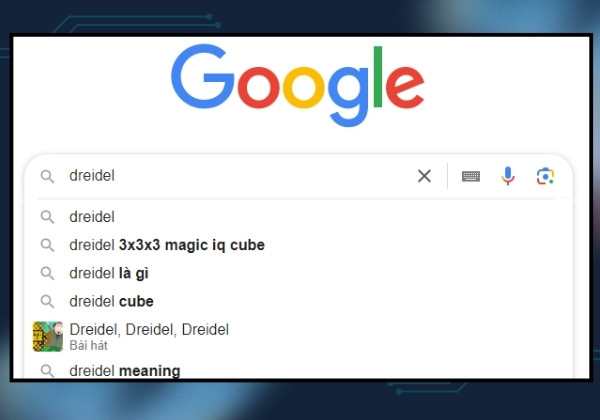Hướng dẫn xoay con quay Dreidel trên Google đơn giản b1