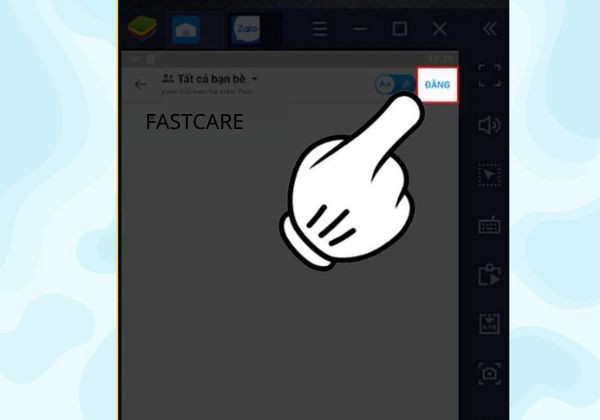 Hướng dẫn cách đăng bài trên Zalo Web bước 6