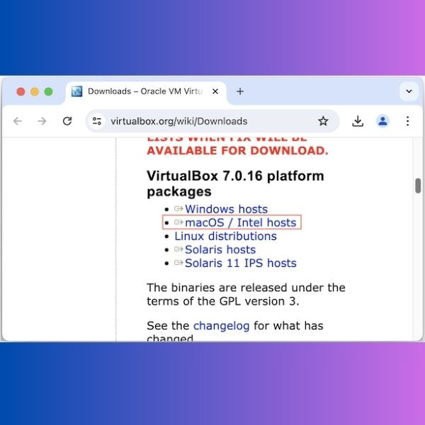 Hướng dẫn cài đặt VirtualBox trên macOS bước 1 Hướng dẫn cài đặt VirtualBox trên macOS bước 1