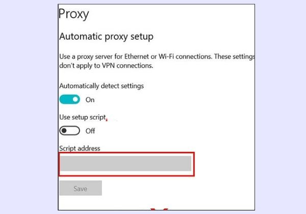 Cài đặt Proxy cho máy tính