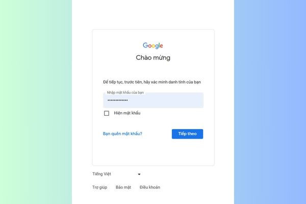 Hướng dẫn đăng ký Google Passkey bước 3