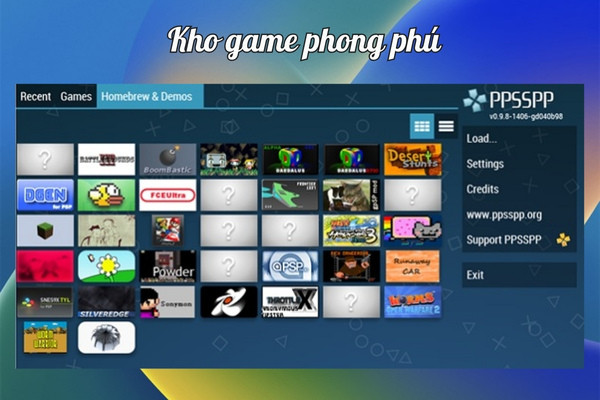 Giả lập PPSSPP iOS