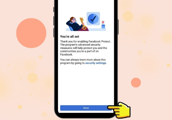 Bật Facebook Protect để mở khóa tài khoản của bạn