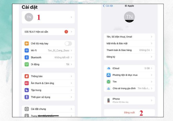 Lấy lại mật khẩu iCloud bằng điện thoại iOS B1