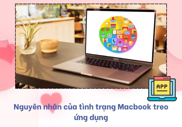 Macbook treo ứng dụng
