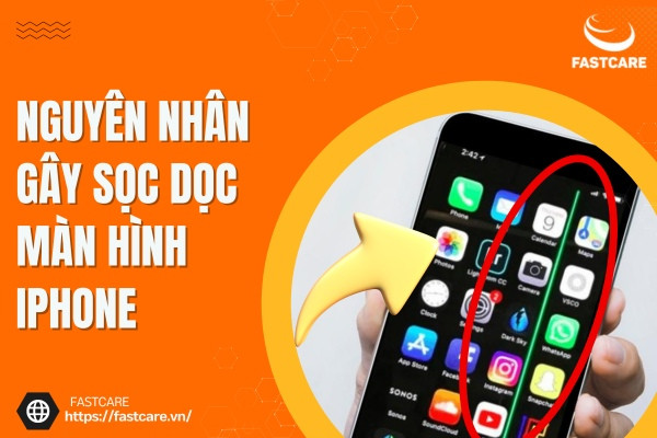 Nguyên nhân gây sọc dọc màn hình iPhone