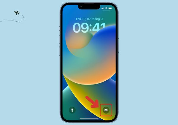Cách bật Camera nhanh trên iPhone