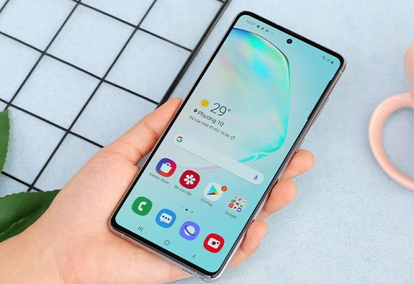 Samsung Note 10 Lite hư rung
