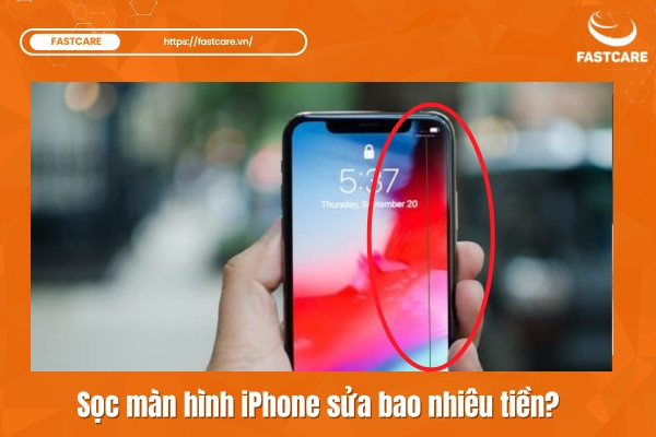 Sọc màn hình iPhone sửa bao nhiêu tiền? 