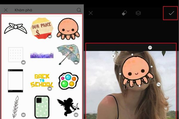 Chèn emoji vào ảnh trên iPhone