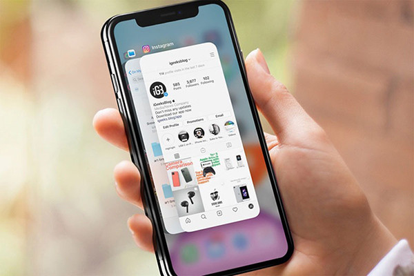 Quay màn hình iPhone bị mờ
