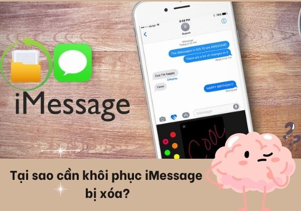 Cách khôi phục iMessage bị xoá
