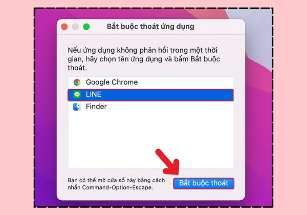 Macbook treo ứng dụng