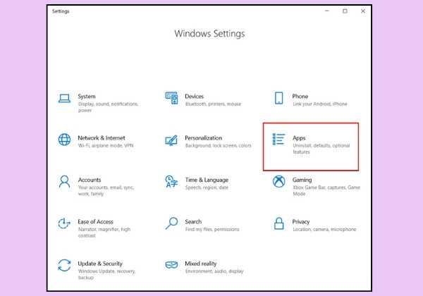 Thay đổi cài đặt đề xuất ứng dụng trong Windows&nbsp;