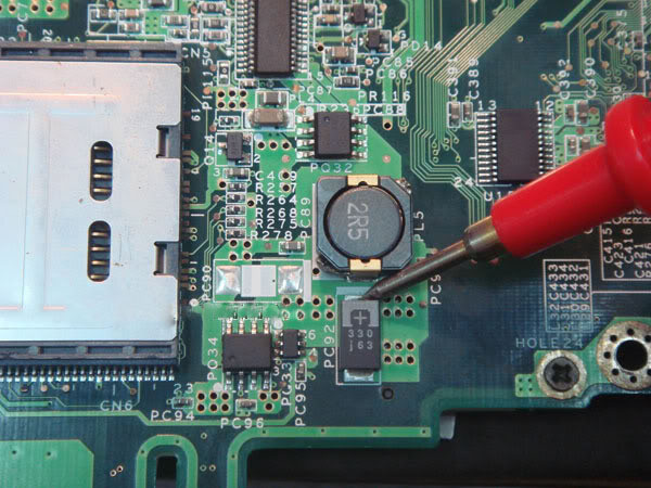 Thay IC nguồn laptop Acer