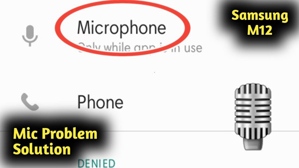 Thay mic Samsung M12