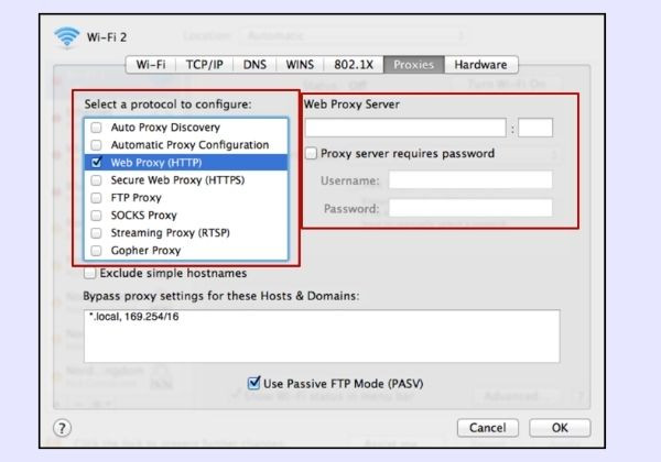 Cài đặt Proxy cho máy tính