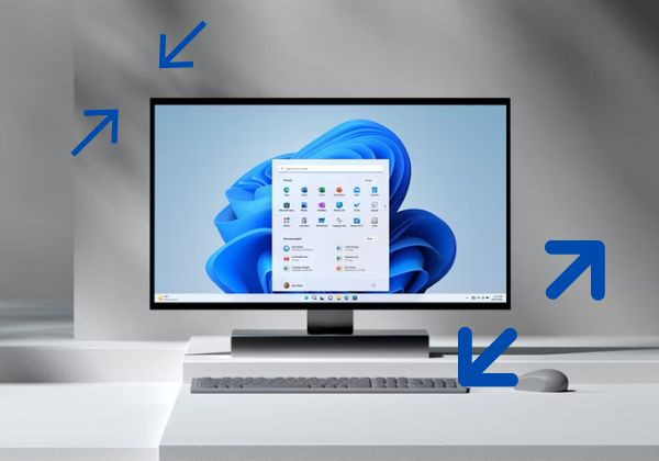 Cách phóng to và thu nhỏ trên Windows