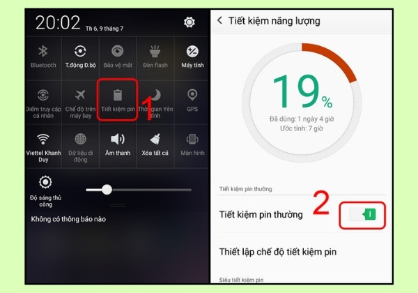 Bật tiết kiệm pin nhiều có sao không