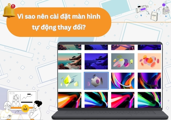 Cách cài đặt hình nền máy tính tự thay đổi