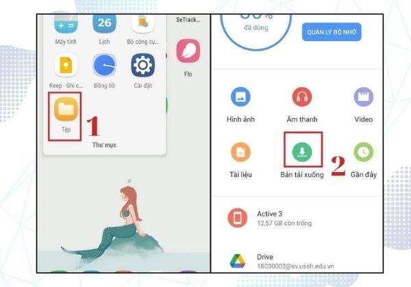 Tải file về nhưng không mở được trên điện thoại