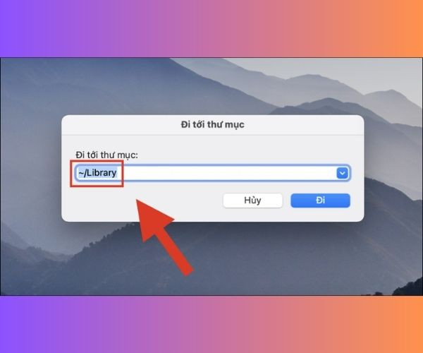 Xem thư mục Library ẩn qua Finder