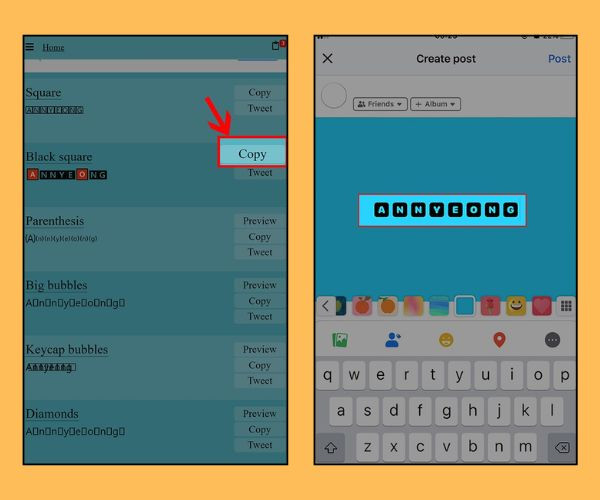 YayText bước 4