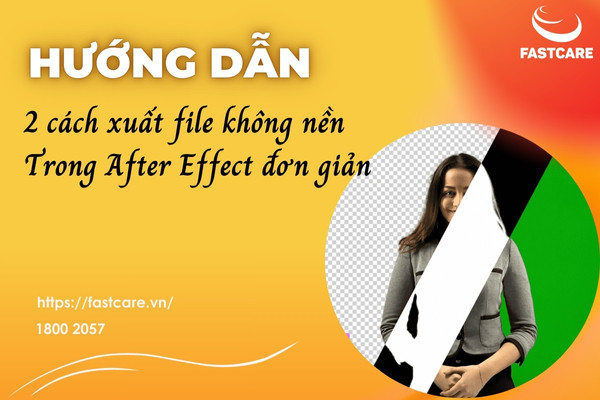 Xuất file không nền trong After Effect