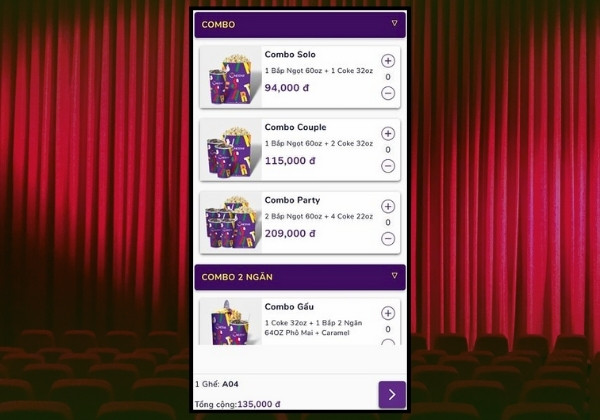 App đặt vé xem phim Cinestar&nbsp;B8