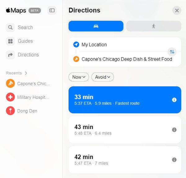 Apple Maps Web