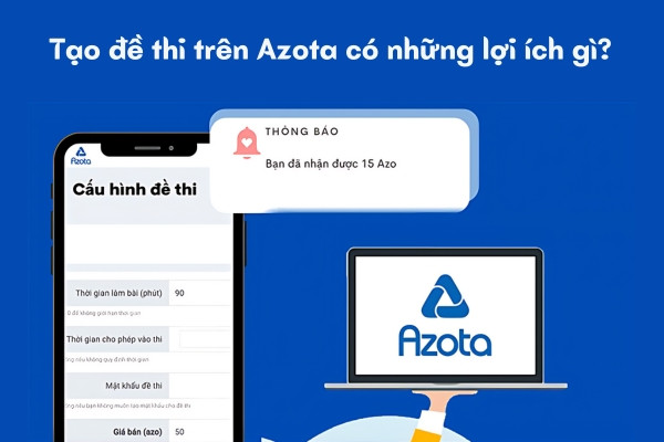 Azota tạo đề thi