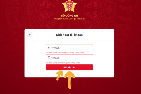 Cách kích hoạt VNeID trên máy tính B3