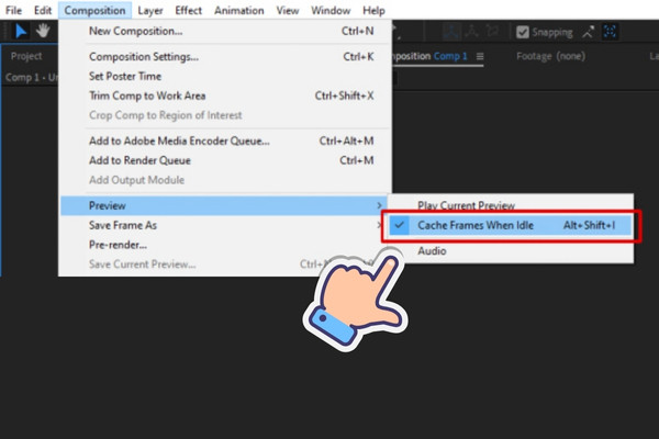 Render After Effect bị giật Render After Effect bị giật