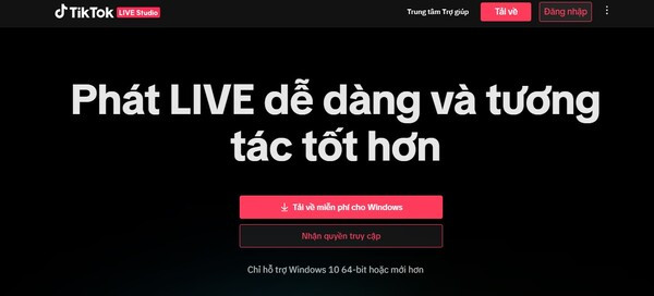 Cách tải và cài đặt TikTok Live Studio B1 Cách tải và cài đặt TikTok Live Studio B1