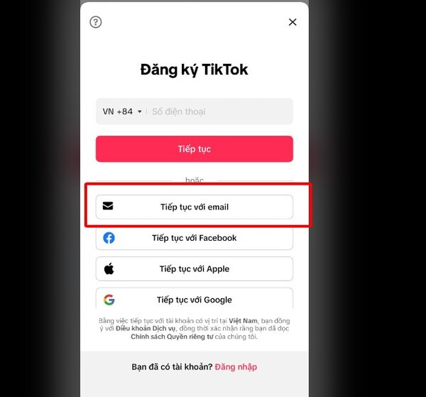 Tiktok đăng nhập bằng Facebook Tiktok đăng nhập bằng Facebook