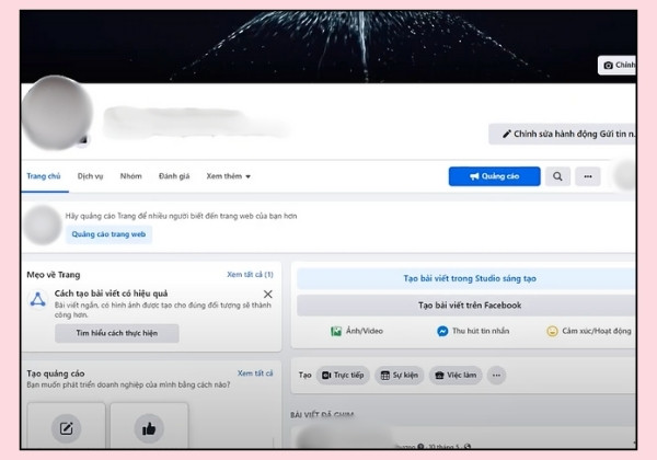 Truy cập Fanpage muốn chuyển đổi Truy cập Fanpage muốn chuyển đổi